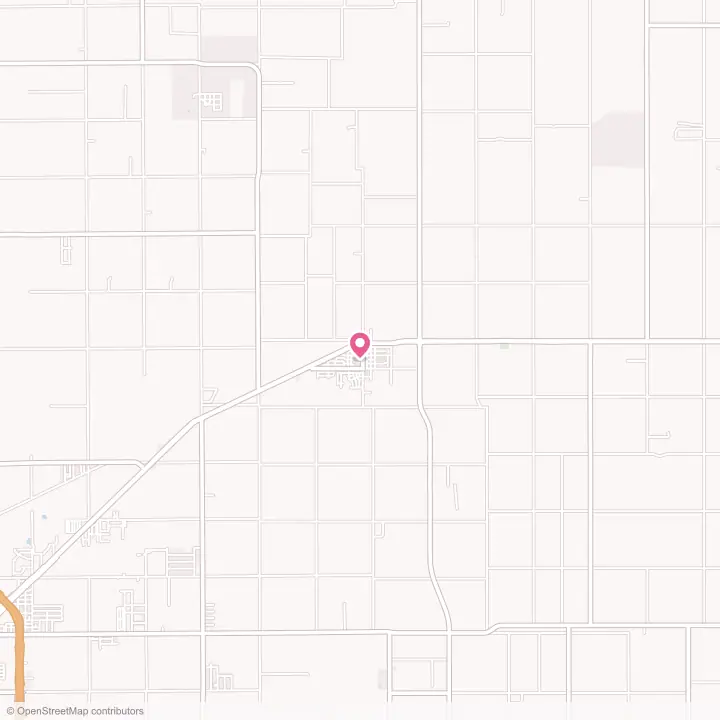 Map of the flower delivery area in Idalou, Texas