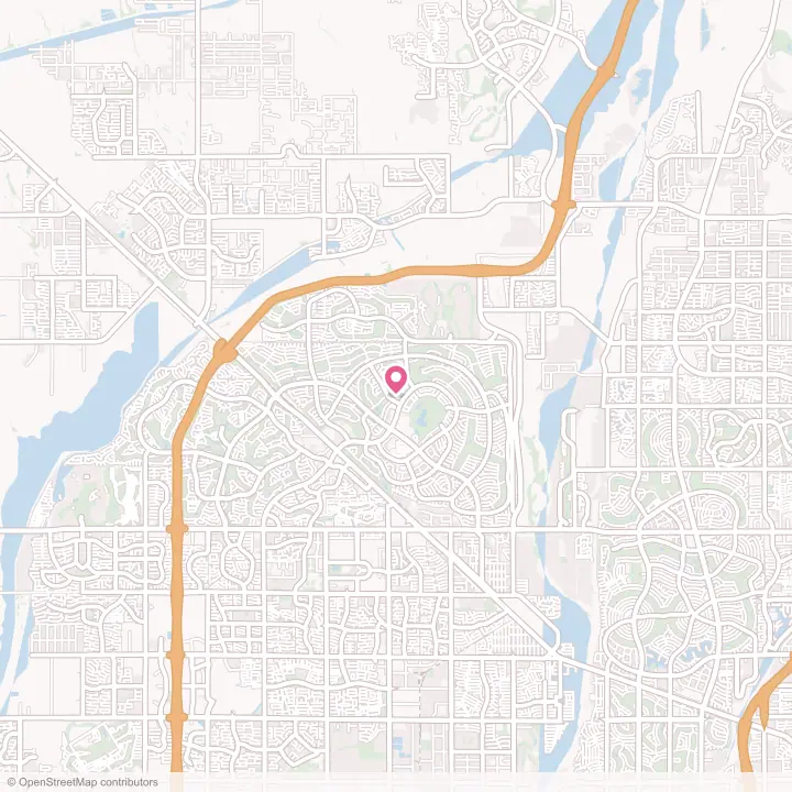 Map of the flower delivery area in Sun City West, Arizona