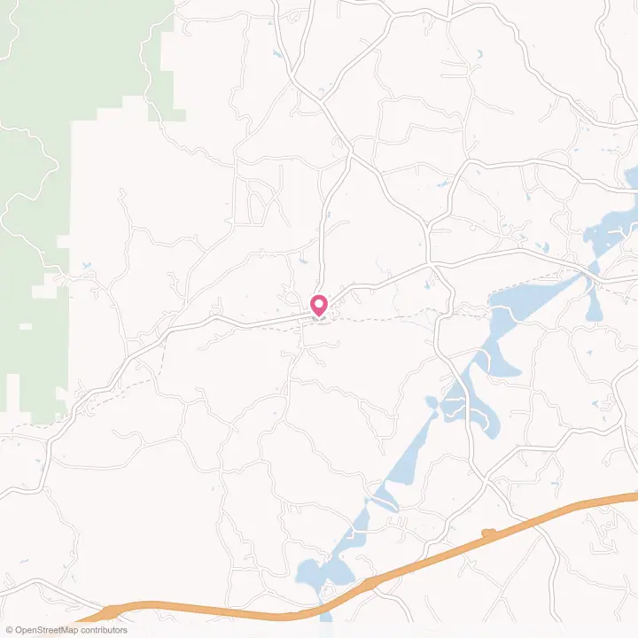 Map of the flower delivery area in Fruithurst, Alabama