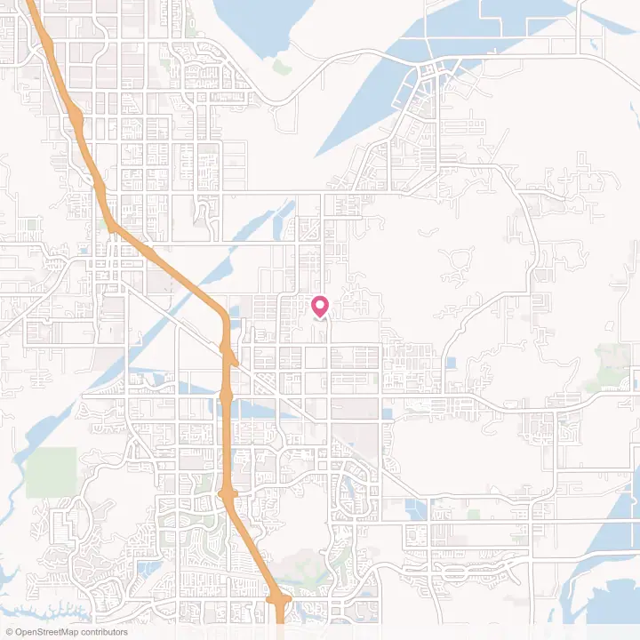 Map of the flower delivery area in Romoland, California