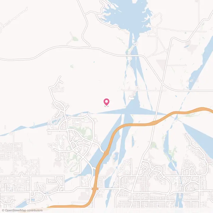 Map of the flower delivery area in Peoria, Arizona