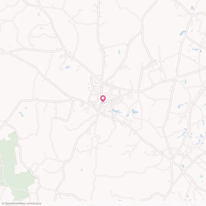 Map of the flower delivery area in Edgefield, South Carolina