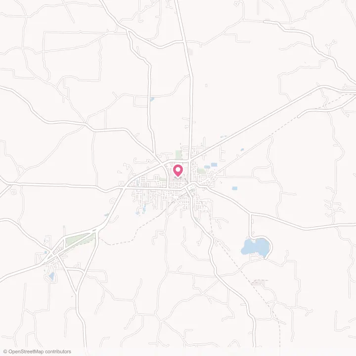 Map of the flower delivery area in Fordyce, Arkansas