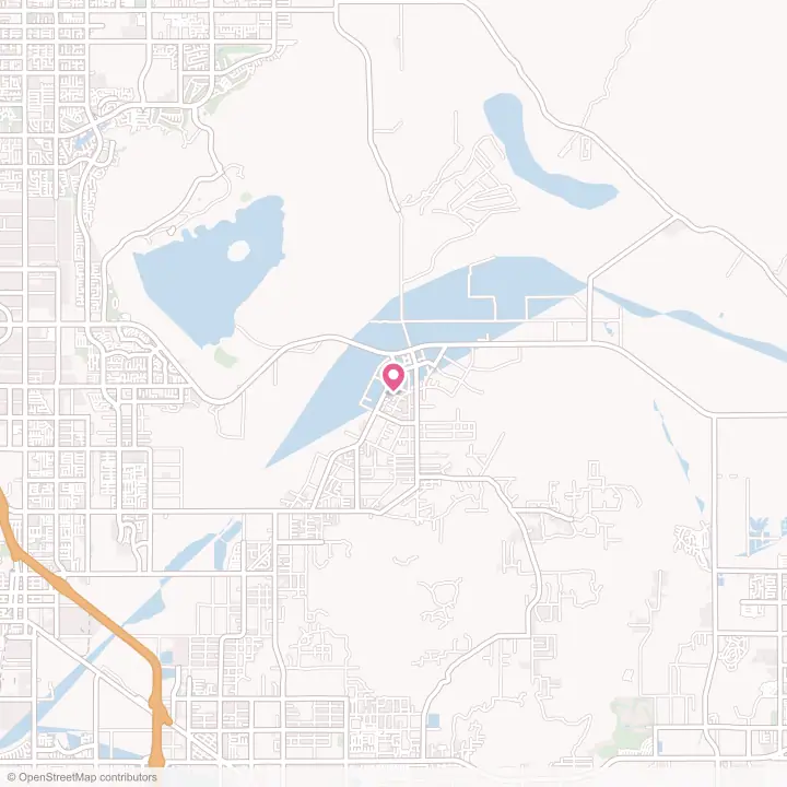 Map of the flower delivery area in Lakeview, California
