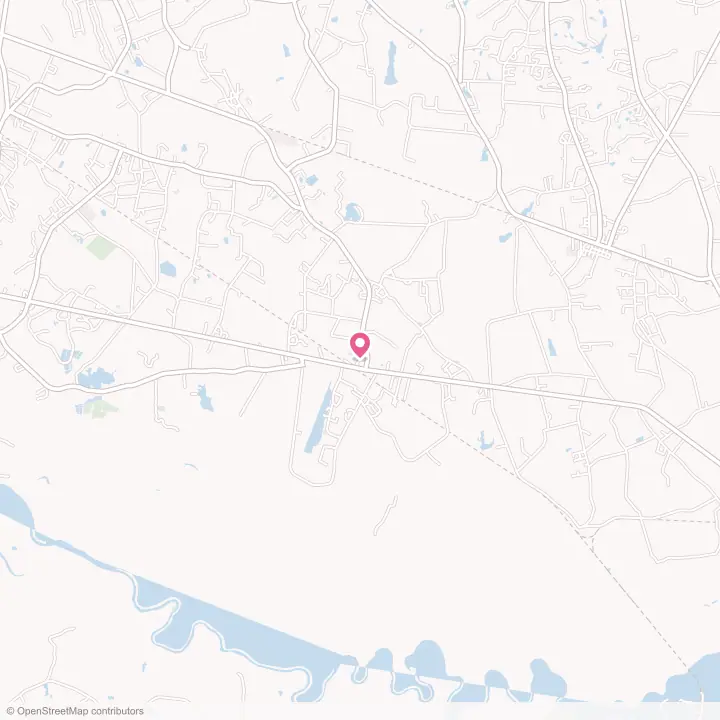 Map of the flower delivery area in Gadsden, South Carolina
