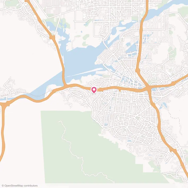 Map of the flower delivery area in Coronita, California