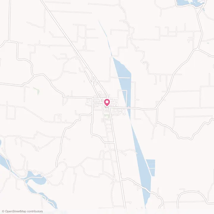 Map of the flower delivery area in Dumas, Arkansas