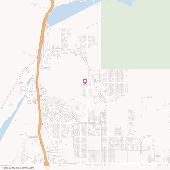 Map of the flower delivery area in New River, Arizona