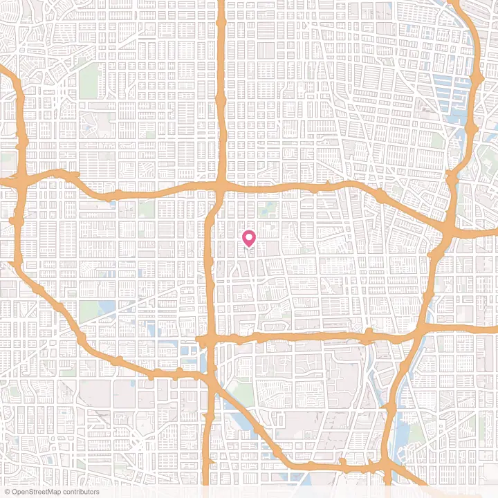Map of the flower delivery area in West Rancho Dominguez, California