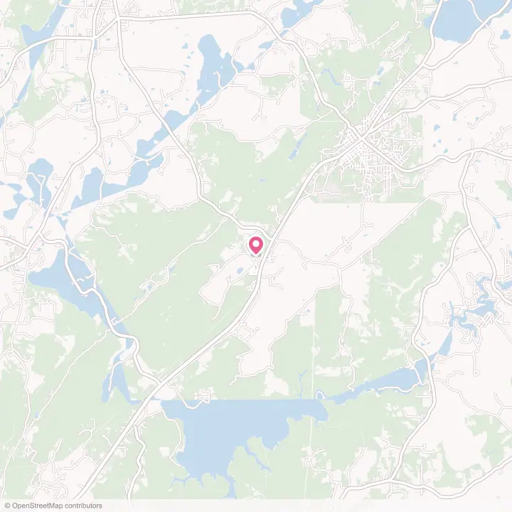 Map of the flower delivery area in Allgood, Alabama