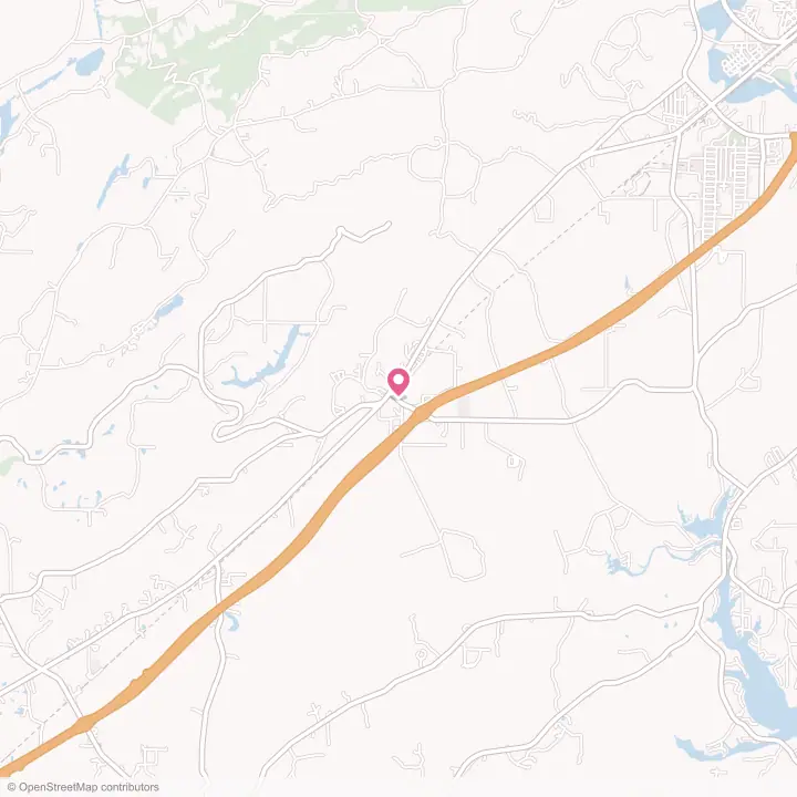 Map of the flower delivery area in Steele, Alabama