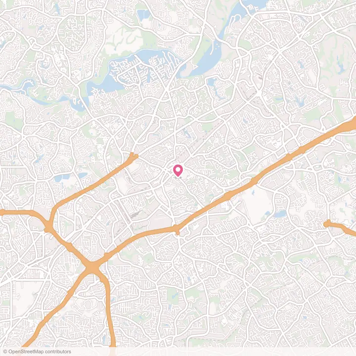 Map of the flower delivery area in Norcross, Georgia