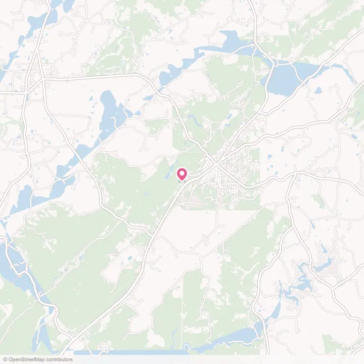 Map of the flower delivery area in Oneonta, Alabama