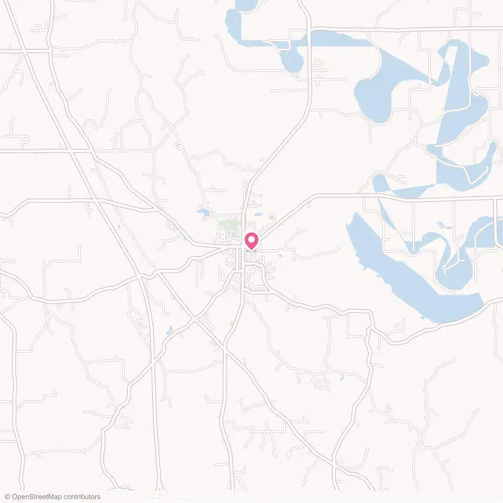 Map of the flower delivery area in Star City, Arkansas