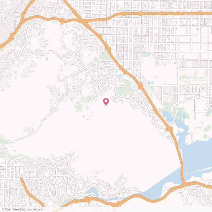 Map of the flower delivery area in Chino Hills, California