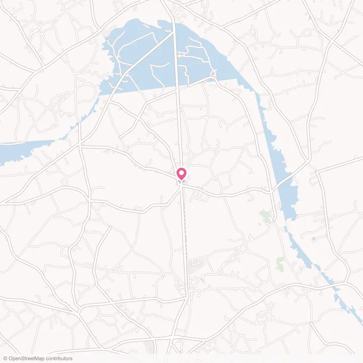 Map of the flower delivery area in Coward, South Carolina
