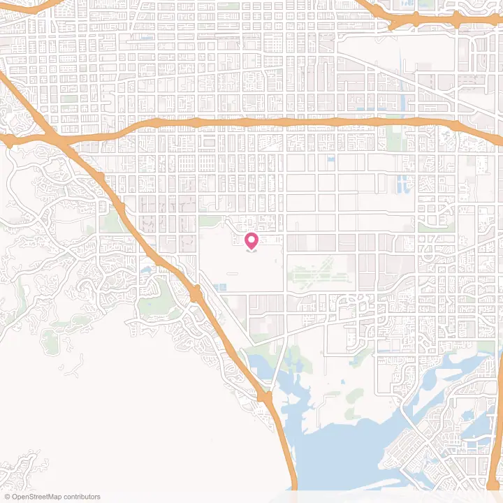 Map of the flower delivery area in Chino, California