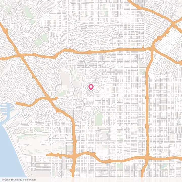 Map of the flower delivery area in View Park-Windsor Hills, California