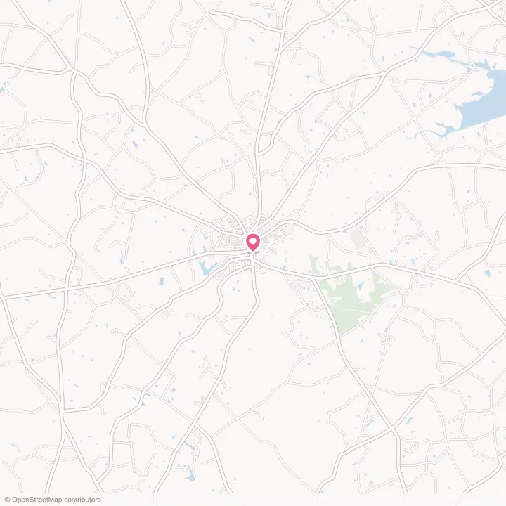 Map of the flower delivery area in Saluda, South Carolina