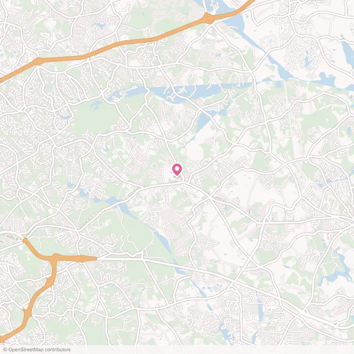 Map of the flower delivery area in Auburn, Georgia