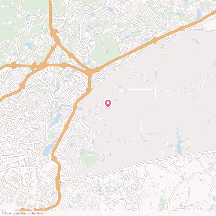 Map of the flower delivery area in Columbia, South Carolina