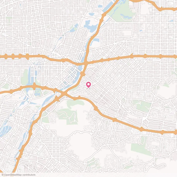 Map of the flower delivery area in Avocado Heights, California