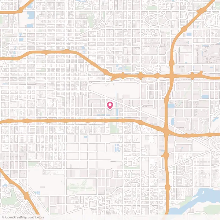 Map of the flower delivery area in Ontario, California