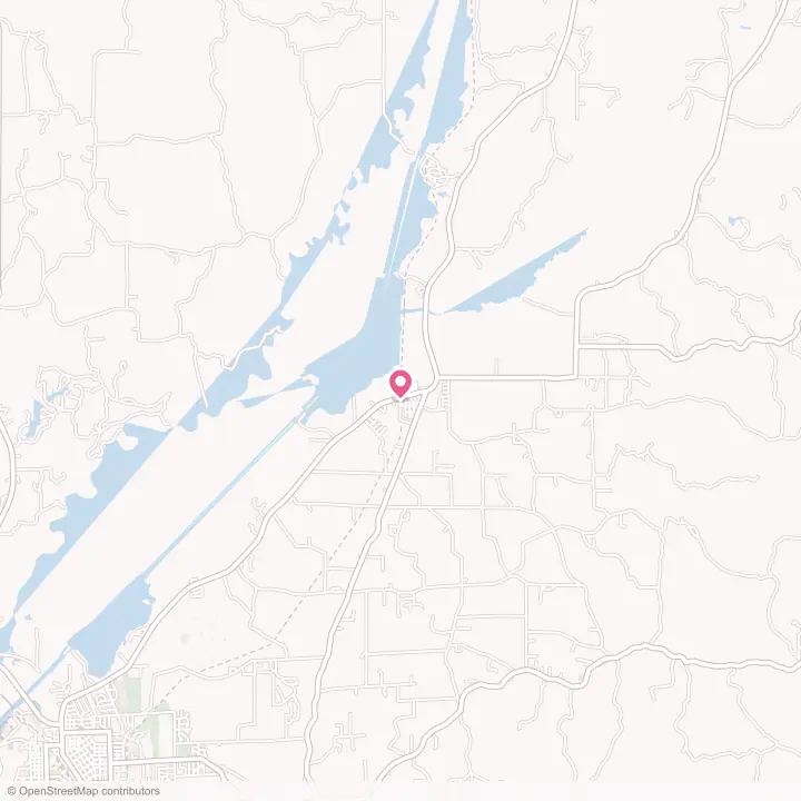 Map of the flower delivery area in Smithville, Mississippi
