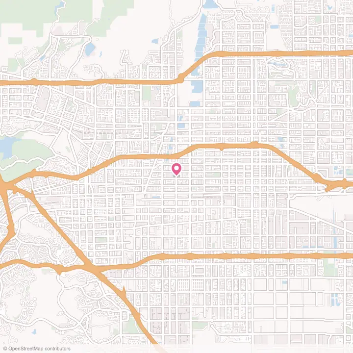 Map of the flower delivery area in Montclair, California
