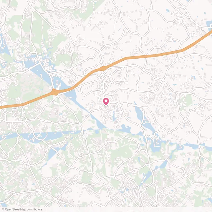 Map of the flower delivery area in Hoschton, Georgia