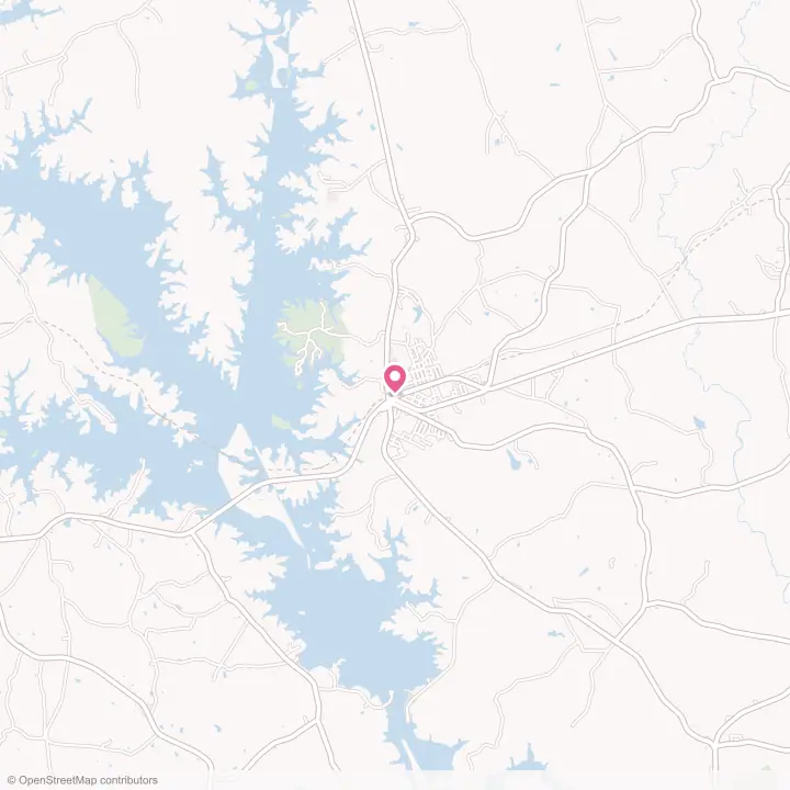Map of the flower delivery area in Calhoun Falls, South Carolina
