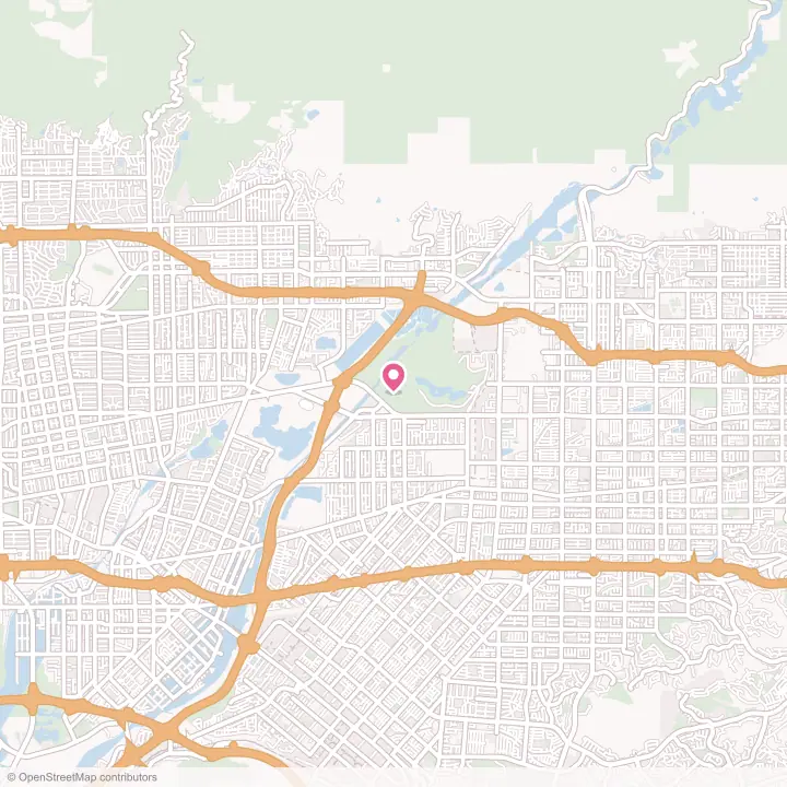 Map of the flower delivery area in Irwindale, California