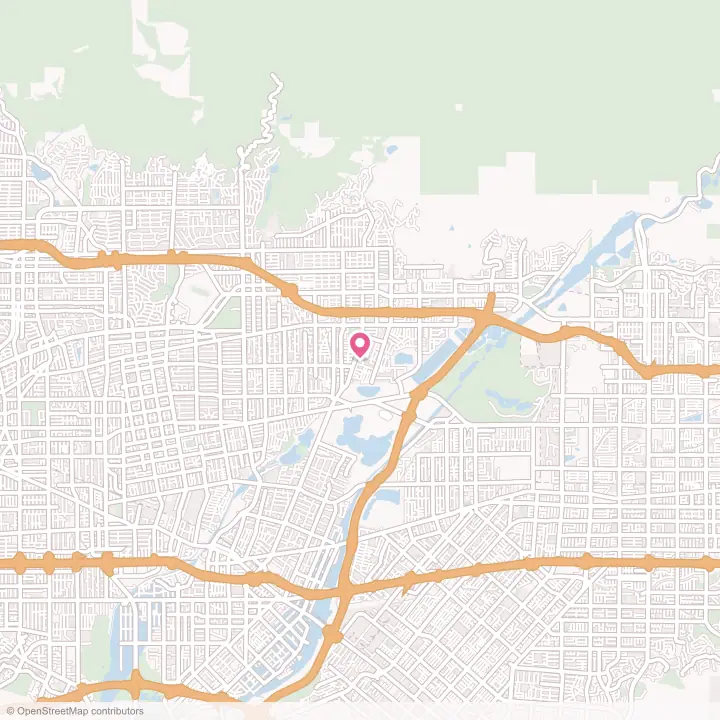 Map of the flower delivery area in South Monrovia Island, California