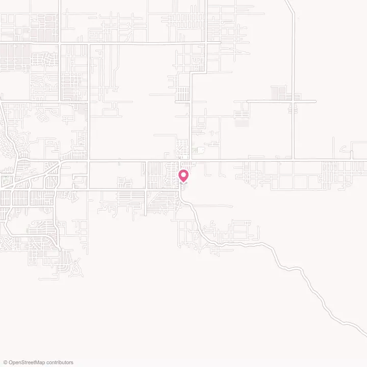 Map of the flower delivery area in Joshua Tree, California