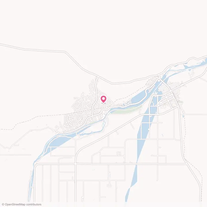 Map of the flower delivery area in Big River, California