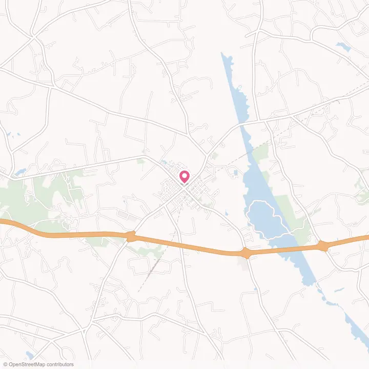 Map of the flower delivery area in Bishopville, South Carolina