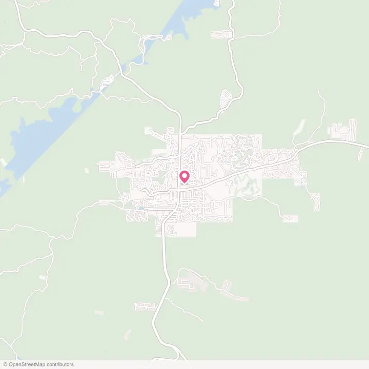 Map of the flower delivery area in Payson, Arizona
