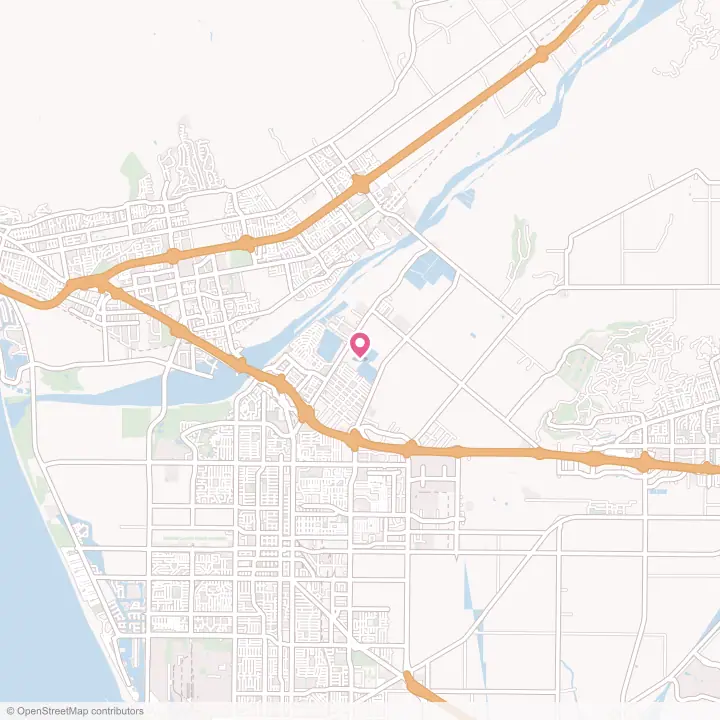 Map of the flower delivery area in El Rio, California