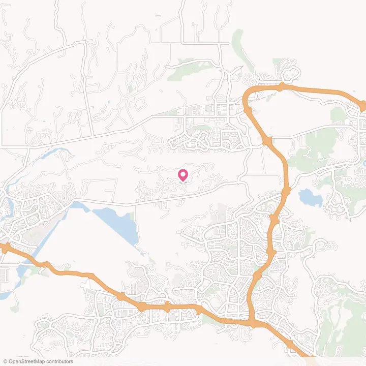 Map of the flower delivery area in Santa Rosa Valley, California