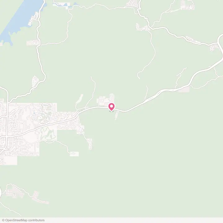 Map of the flower delivery area in Star Valley, Arizona
