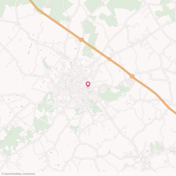 Map of the flower delivery area in Newberry, South Carolina