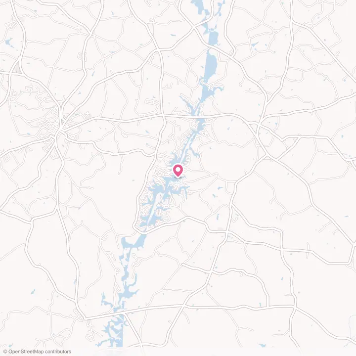 Map of the flower delivery area in Lake Secession, South Carolina