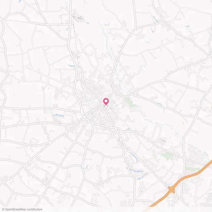 Map of the flower delivery area in Darlington, South Carolina