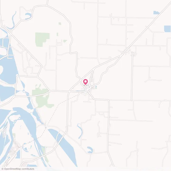 Map of the flower delivery area in Altheimer, Arkansas