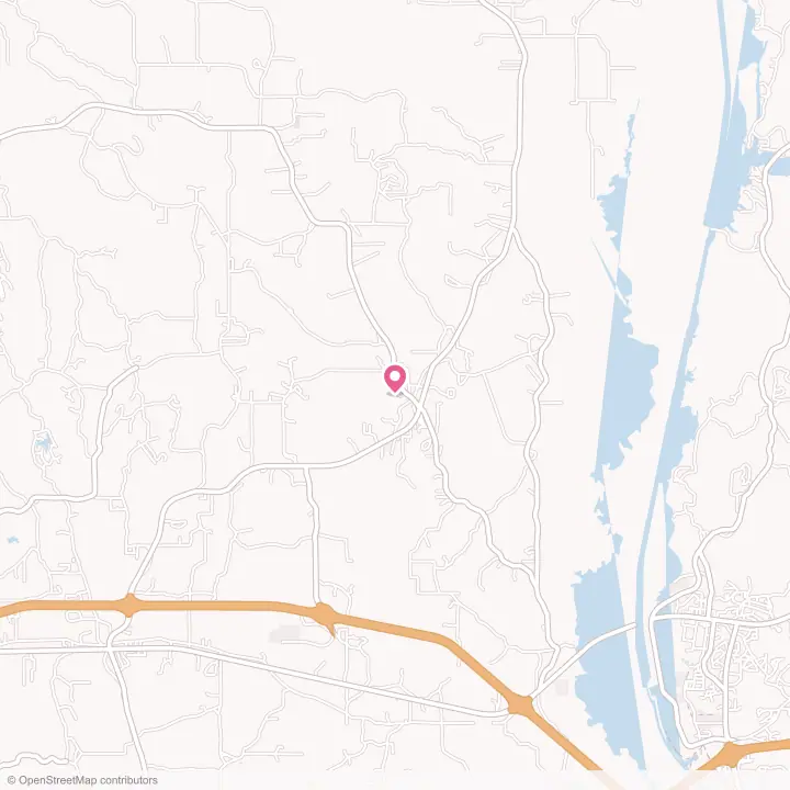 Map of the flower delivery area in Mantachie, Mississippi