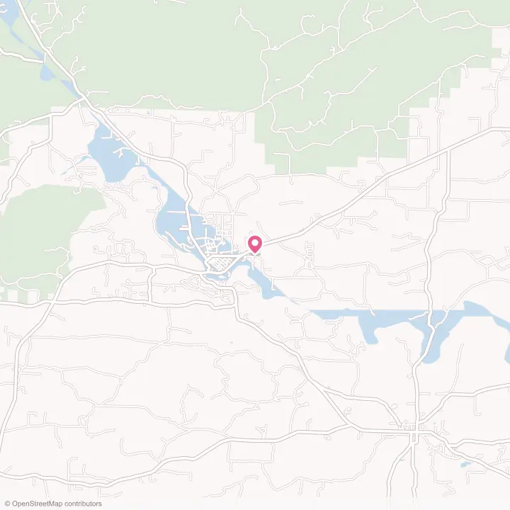Map of the flower delivery area in Glenwood, Arkansas