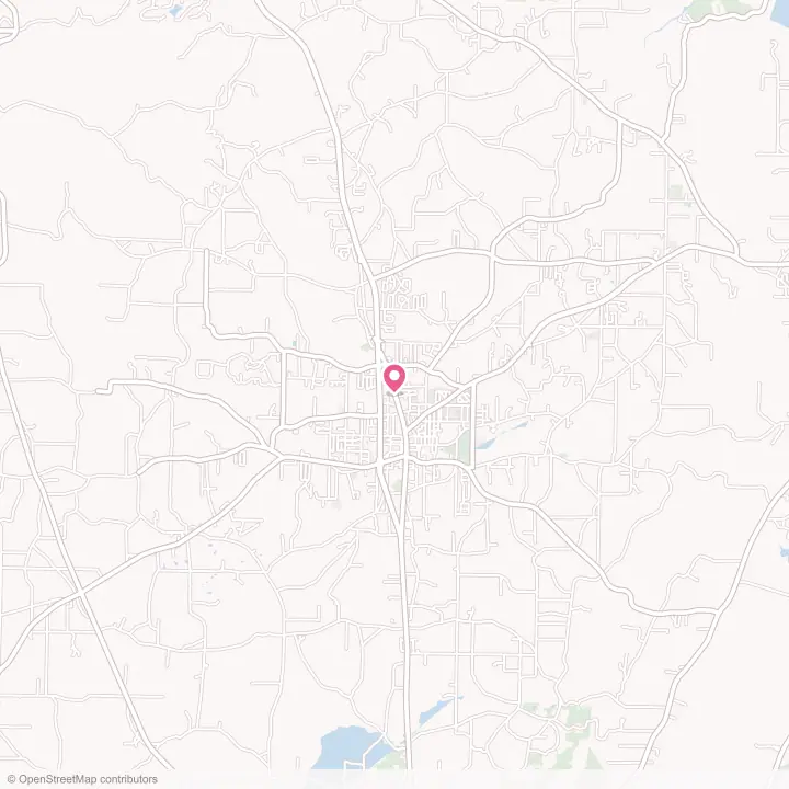 Map of the flower delivery area in Arab, Alabama