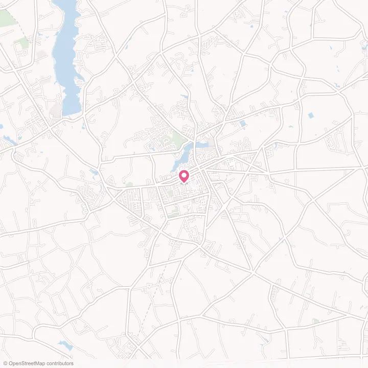 Map of the flower delivery area in Hartsville, South Carolina