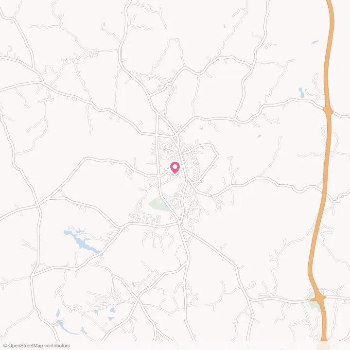 Map of the flower delivery area in Winnsboro, South Carolina
