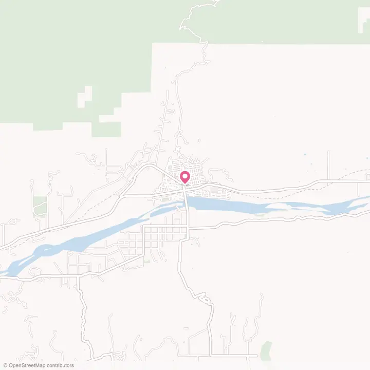 Map of the flower delivery area in Fillmore, California